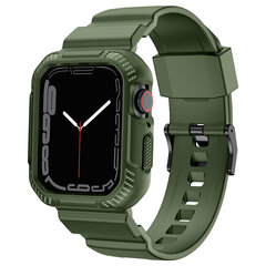 Kingxbar CYF106 2 в 1 для Apple Watch SE, 8, 7, 6, 5, 4, 3, 2, 1 (41, 40, 38 мм), зеленый цвет цена и информация | Аксессуары для смарт-часов и браслетов | hansapost.ee