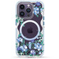 Kingxbar Flora Series iPhone 14 Plus MagSafe, sinine цена и информация | Telefonide kaitsekaaned ja -ümbrised | hansapost.ee