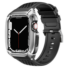 Kingxbar CYF148 2in1 для Apple Watch Ultra, SE, 8, 7, 6, 5, 4, 3, 2, 1 (49, 45, 44, 42 мм), черный цвет цена и информация | Kingxbar Умные часы и браслеты | hansapost.ee
