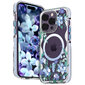 Kingxbar Flora Series iPhone 14 Pro MagSafe, sinine hind ja info | Telefonide kaitsekaaned ja -ümbrised | hansapost.ee