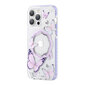 Kingxbar Butterfly Series iPhone 14 Plus MagSafe, lilla hind ja info | Telefonide kaitsekaaned ja -ümbrised | hansapost.ee