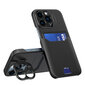 Leather Stand iPhone 14 Pro Max, must цена и информация | Telefonide kaitsekaaned ja -ümbrised | hansapost.ee