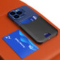 Leather Stand iPhone 14 Plus, sinine hind ja info | Telefonide kaitsekaaned ja -ümbrised | hansapost.ee