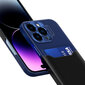 Leather Stand iPhone 14 Plus, sinine hind ja info | Telefonide kaitsekaaned ja -ümbrised | hansapost.ee