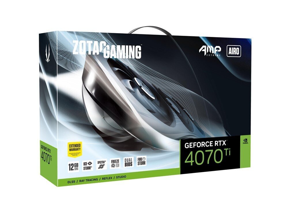Zotac GAMING GeForce RTX 4070 Ti AMP Extreme AIRO (ZT-D40710B-10P) hind ja info | Videokaardid | hansapost.ee