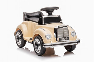Детский автомобиль с аккумулятором LeanToys Mercedes 300S, бежевого цвета цена и информация | Игрушки для девочек | hansapost.ee