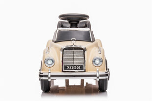 Детский автомобиль с аккумулятором LeanToys Mercedes 300S, бежевого цвета цена и информация | Игрушки для девочек | hansapost.ee