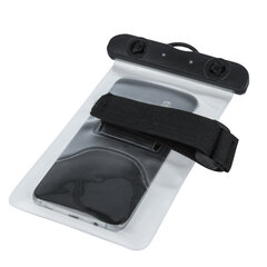 Waterproof case with armband 5,5&quot; transparent hind ja info | Telefonide kaitsekaaned ja -ümbrised | hansapost.ee