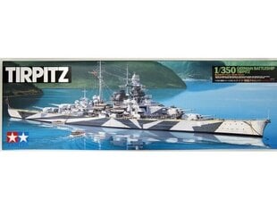 Сборная пластиковая модель Tamiya - Tirpitz German Battleship, 1/350, 78015 цена и информация | Конструкторы и кубики | hansapost.ee