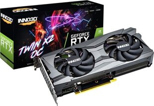 Inno3D GeForce RTX 3060 Twin X2 OC (N30602-12D6X-11902120H) цена и информация | INNO 3D Компьютерная техника | hansapost.ee