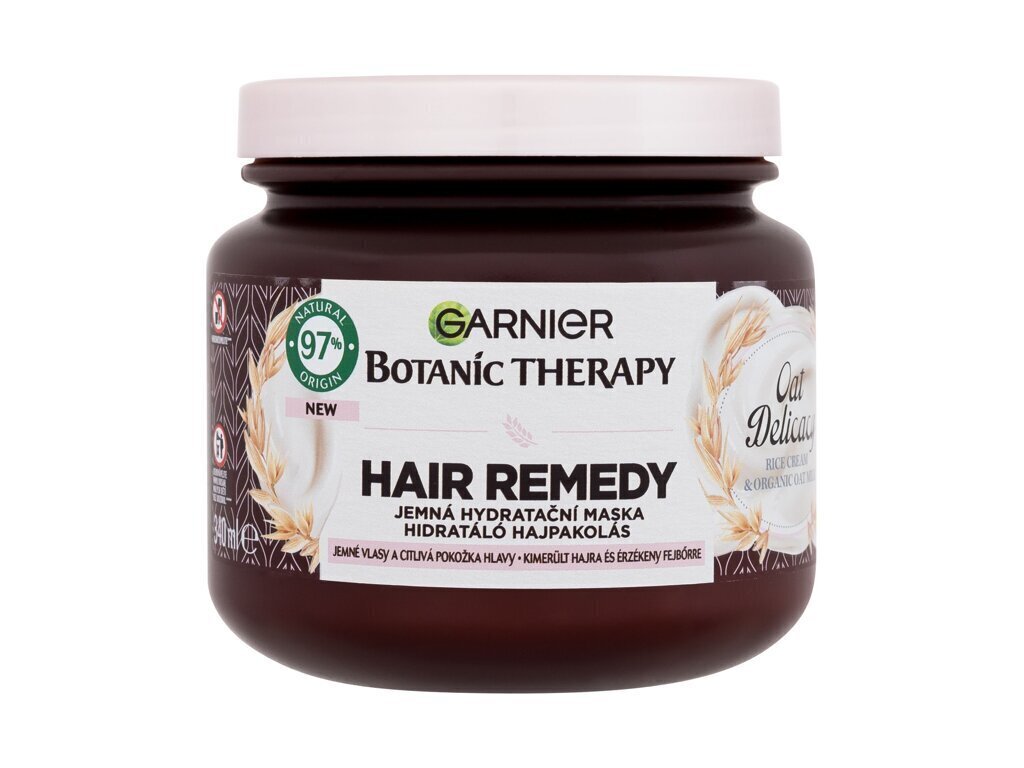 Niisutav juuksemask Garnier Botanic Therapy Oat Delicacy 340 ml hind ja info | Juuksemaskid, õlid ja seerumid | hansapost.ee