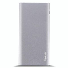 iMYMAX Power Bank X10 Slim 10.000 mAh, hõbedane hind ja info | Imymax Mobiiltelefonid, fotokaamerad, nutiseadmed | hansapost.ee