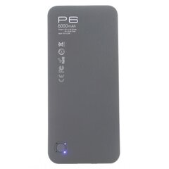 iMYMAX Power Bank 6.000mAh hall P6 hind ja info | Imymax Mobiiltelefonid, fotokaamerad, nutiseadmed | hansapost.ee