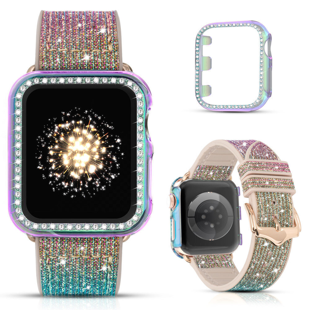 Kingxbar Chameleon seadmele Apple Watch 6/5/4/3/2 (44mm / 42mm), roosa цена и информация | Nutikellade aksessuaarid ja tarvikud | hansapost.ee