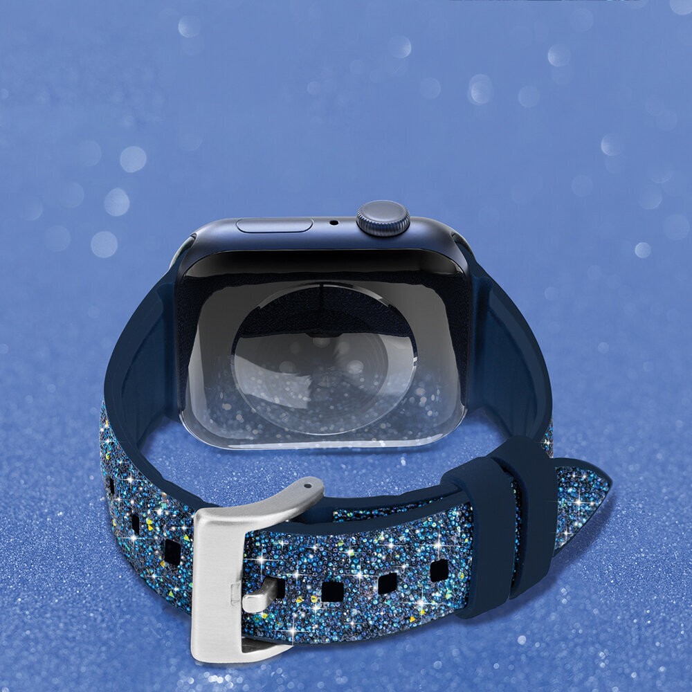 Kingxbar Crystal seadmele Apple Watch 6/5/4/3/2 (40mm / 38mm), sinine hind ja info | Nutikellade aksessuaarid ja tarvikud | hansapost.ee