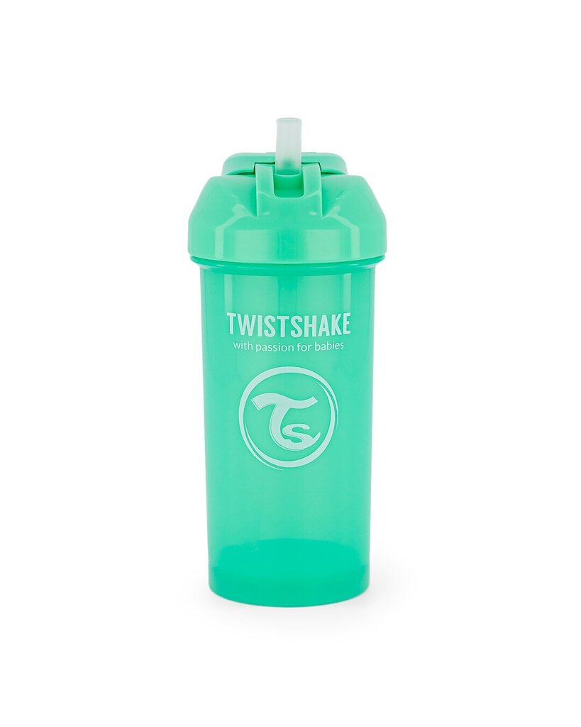 Twistshake, kõrs, roheline, 360 ml, 6 + kuud цена и информация | Lutipudelid ja tarvikud | hansapost.ee