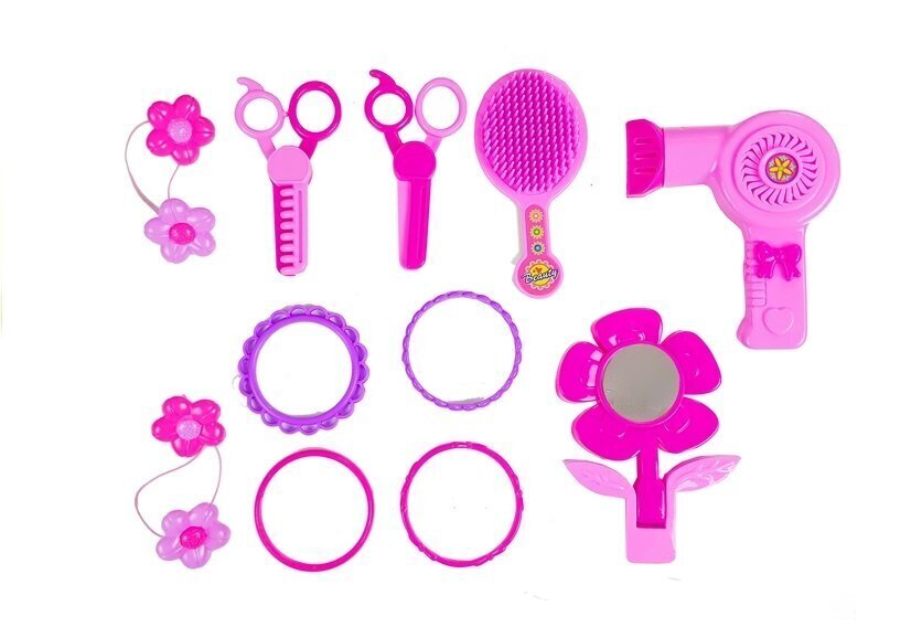 Ilukomplekt tüdrukutele Lean Toys Tualettlaud koos lisadega, roosa цена и информация | Mänguasjad tüdrukutele | hansapost.ee