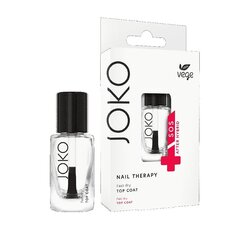 Küünelakk küünte lõhenemise vastu Joko Nail Therapy Top Coat, 11 ml цена и информация | Лаки для ногтей, укрепители для ногтей | hansapost.ee