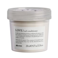 Palsam lokkis ja kahustele juustele Davines Essential Haircare Love Curl, 250 ml hind ja info | Palsamid | hansapost.ee