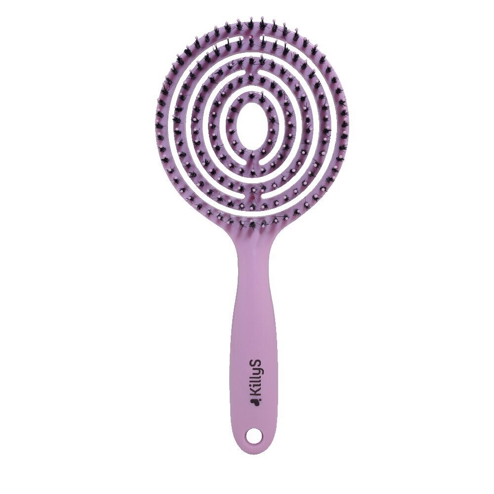 Ovaalne juuksehari Killys Ovalo Flexi Hair Brush hind ja info | Kammid, juukseharjad ja juuksuri käärid | hansapost.ee