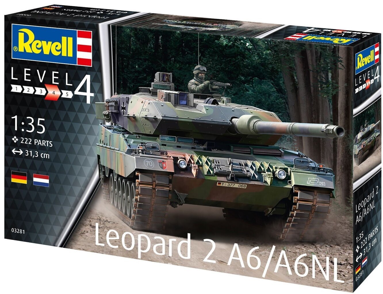 Revell - Leopard 2A6/A6NL, 1/35, 03281 price and information | Klotsid ja konstruktorid | hansapost.ee