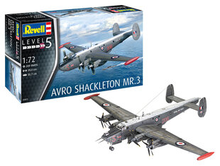 Revell - Avro Shackleton Mk.3, 1/72, 03873 цена и информация | Конструкторы и кубики | hansapost.ee