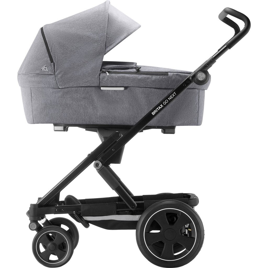 Universaalne vanker Britax Romer Go Next², Black/grey melange цена и информация | Vankrid, jalutuskärud | hansapost.ee