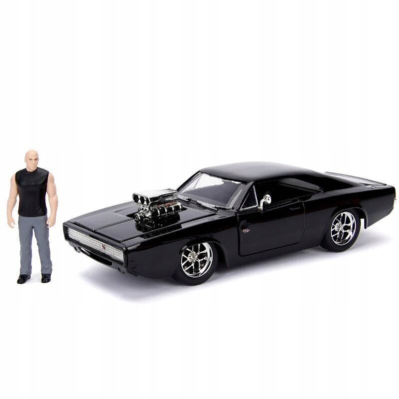 Metallauto Jada Fast and Furious Dodge Charger Street ja Dominic Toretto figuur 1:24 цена и информация | Mänguasjad poistele | hansapost.ee