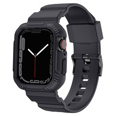 Kingxbar CYF106 2in1 для Apple Watch SE, 8, 7, 6, 5, 4, 3, 2, 1 (41, 40, 38 мм), серый цвет цена и информация | Аксессуары для смарт-часов и браслетов | hansapost.ee