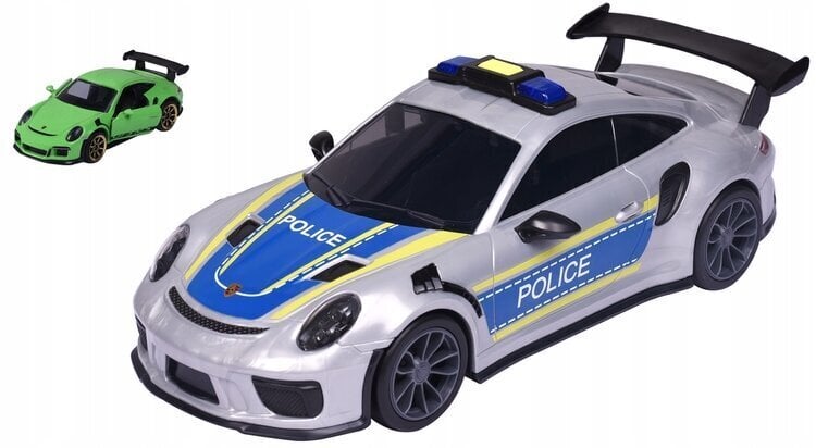 Politseiauto Majorette Porsche 911 GT3 RS цена и информация | Mänguasjad poistele | hansapost.ee