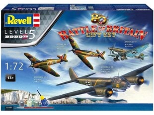 Revell - 80th Anniversary Battle of Britain Gift set, 1/72, 05691 price and information | Klotsid ja konstruktorid | hansapost.ee