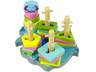 Сортировка слонов игра детям Lean Toys, деревянные цена и информация | Развивающие игрушки для детей | hansapost.ee