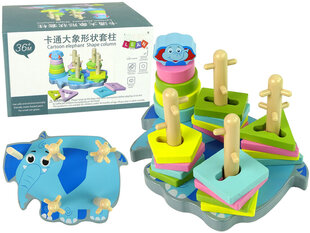Elevandi sorteerimismäng lastele Lean Toys, puidust hind ja info | Arendavad laste mänguasjad | hansapost.ee