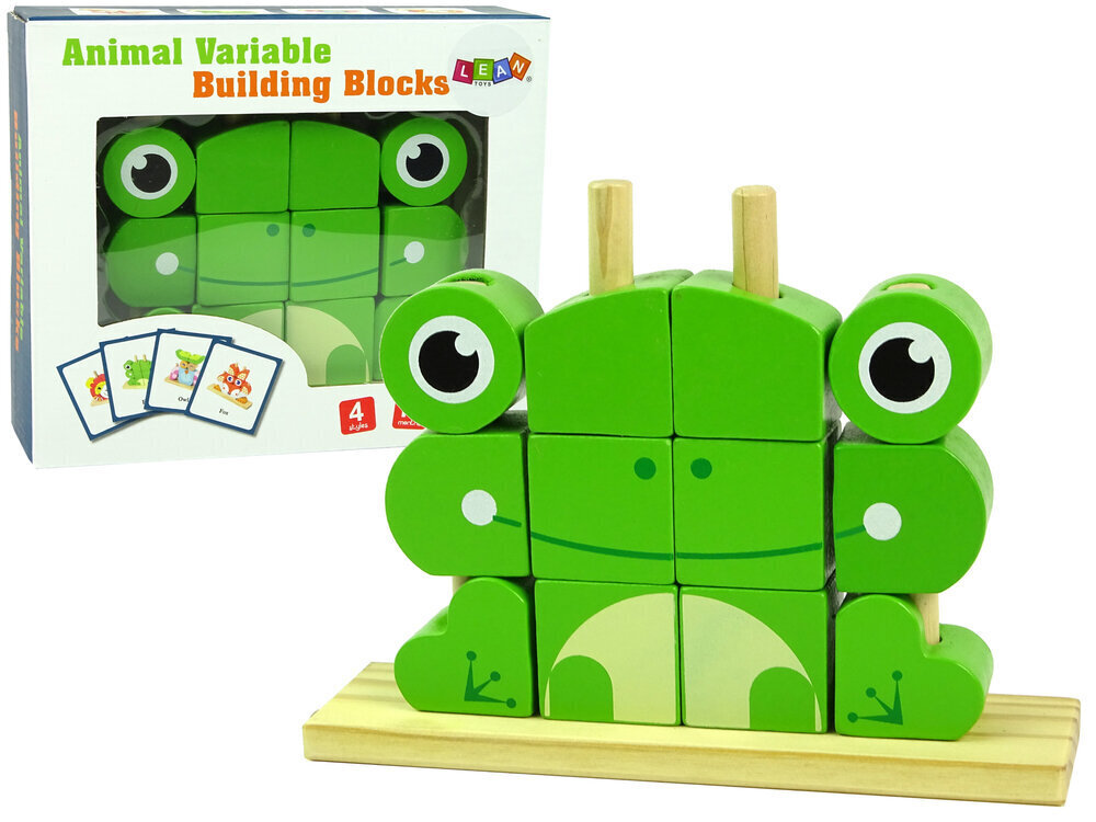 Loominguline 3D konnapusle lastele Lean Toys, roheline hind ja info | Arendavad laste mänguasjad | hansapost.ee