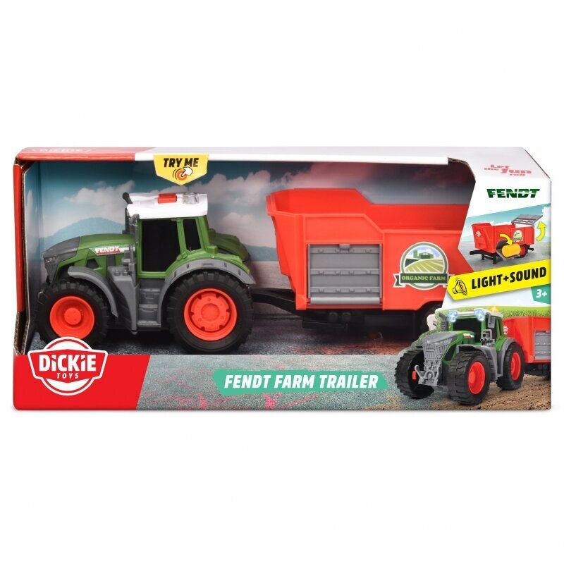 Traktor koos haagisega Dickie Farm 3734001, 28cm hind ja info | Mänguasjad poistele | hansapost.ee