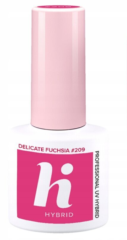 Hübriidküünelakk Hi Hybrid 211 Sunny Pink, 5ml hind ja info | Küünelakid ja küünelakieemaldajad | hansapost.ee