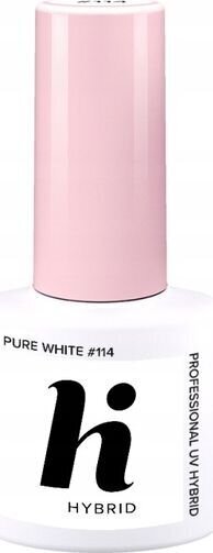 Hübriidküünelakk Hi Hybrid 114 Pure white, 5 ml цена и информация | Küünelakid ja küünelakieemaldajad | hansapost.ee