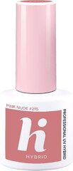 Hübriidküünelakk Hi Hybrid 215 Pink Nude, 5 ml цена и информация | Лаки для ногтей, укрепители для ногтей | hansapost.ee