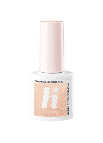 Hübriidküünelakk Hi Hybrid 423 Champagne Gold, 5 ml hind ja info | Küünelakid ja küünelakieemaldajad | hansapost.ee