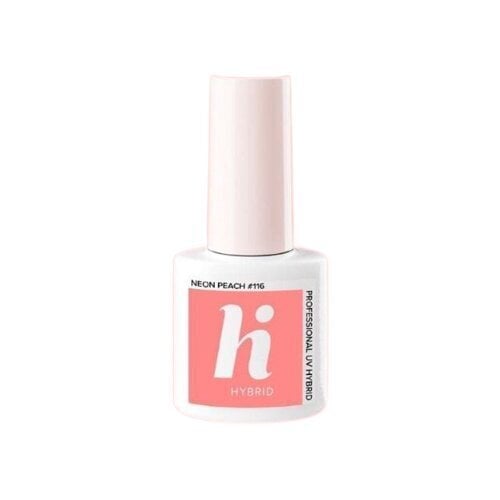 Hübriidküünelakk Hi Hybrid 116 Neon Peach, 5ml цена и информация | Küünelakid ja küünelakieemaldajad | hansapost.ee