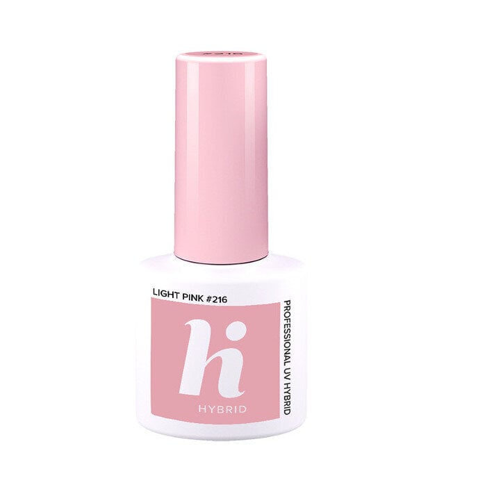 Hübriidküünelakk Hi Hybrid 216 Light Pink, 5ml hind ja info | Küünelakid ja küünelakieemaldajad | hansapost.ee