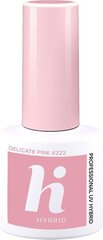 Hübriidküünelakk Hi Hybrid 222 Delicate Pink, 5ml hind ja info | Küünelakid ja küünelakieemaldajad | hansapost.ee