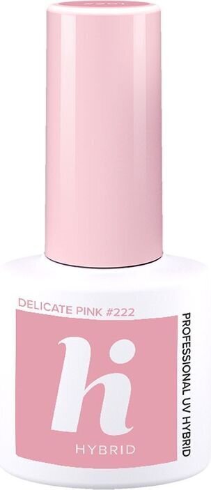 Hübriidküünelakk Hi Hybrid 222 Delicate Pink, 5ml цена и информация | Küünelakid ja küünelakieemaldajad | hansapost.ee