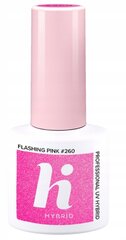 Гибридный лак для ногтей Hi Hybrid Flashing Pink 260, 5 мл цена и информация | Лаки для ногтей, укрепители для ногтей | hansapost.ee