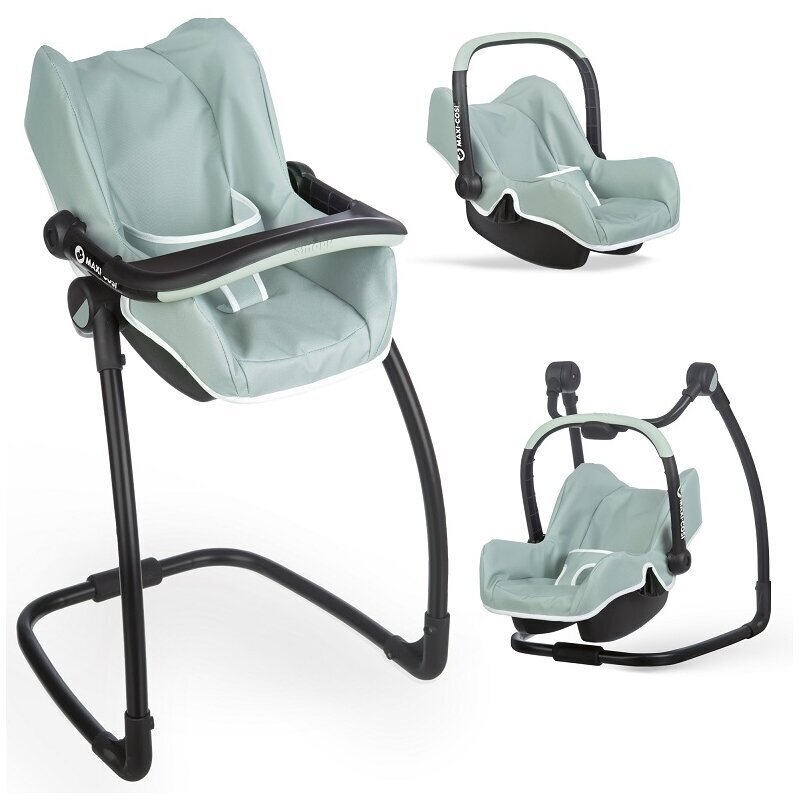 Komplekt nukule Smoby Maxi Cosi Quinny 3in1 Baby Carrier Rocker цена и информация | Mänguasjad tüdrukutele | hansapost.ee