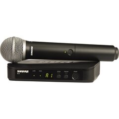 Беспроводная микрофонная система Shure BLX24E/PG58-K14 цена и информация | Микрофоны | hansapost.ee