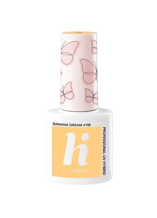 Hübriidküünelakk Hi Hybrid 118 Banana Dream, 5ml hind ja info | Küünelakid ja küünelakieemaldajad | hansapost.ee