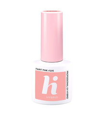 Гибридный лак для ногтей Hi Hybrid 205 Faint Pink, 5 мл цена и информация | Лаки для ногтей, укрепители для ногтей | hansapost.ee