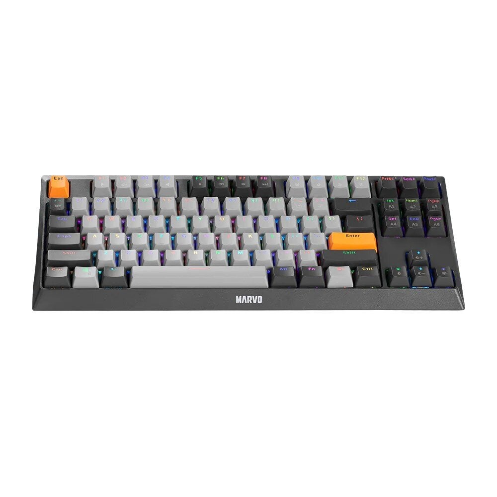 Marvo KG980B TKL mehaaniline RGB klaviatuur (Hot-Swap, US, Blue switch) hind ja info | Klaviatuurid | hansapost.ee