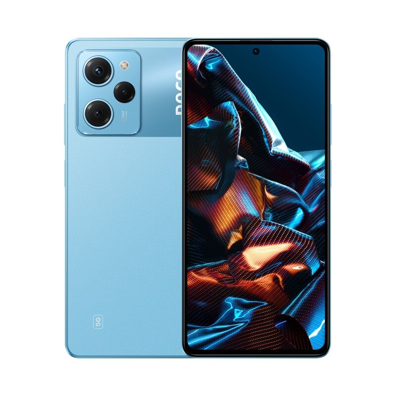 Poco X5 Pro 5G 8/256 MZB0CRMEU Blue hind ja info | Telefonid | hansapost.ee